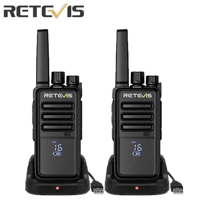 Retevis RT68H RT668H Walkie Talkie Bez Licencji, Dalekiego Zasięgu, z Ukrytym Ekranem, Przenośny, Radio Komunikacyjne Typu C, Do Użytku Biznesowego