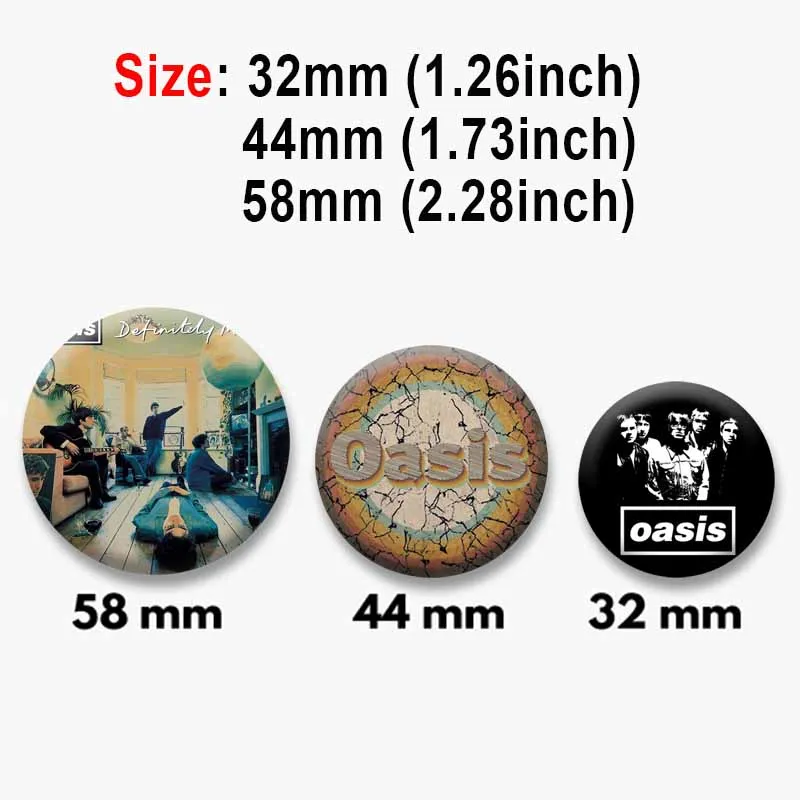 Funny English Rock Band Oasis Soft Button Pins Liam Gallagher Brooches for Clothing Backpack Fashion Jewelry Badges Accessories