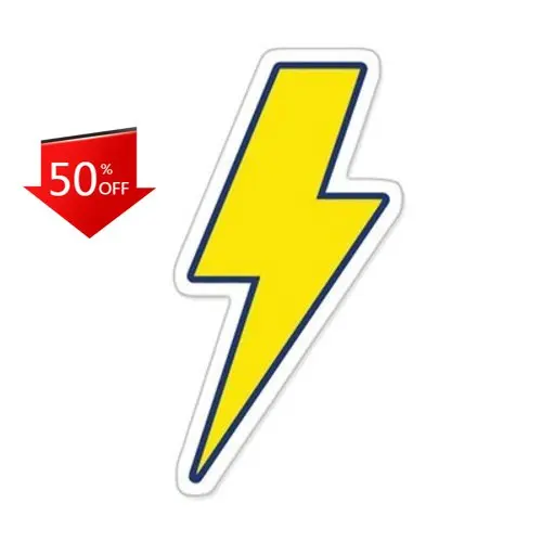 

Lightning Bolt Funny Window Car Truck Bumper Accessory Vintage Trendy Aesthetic Cool