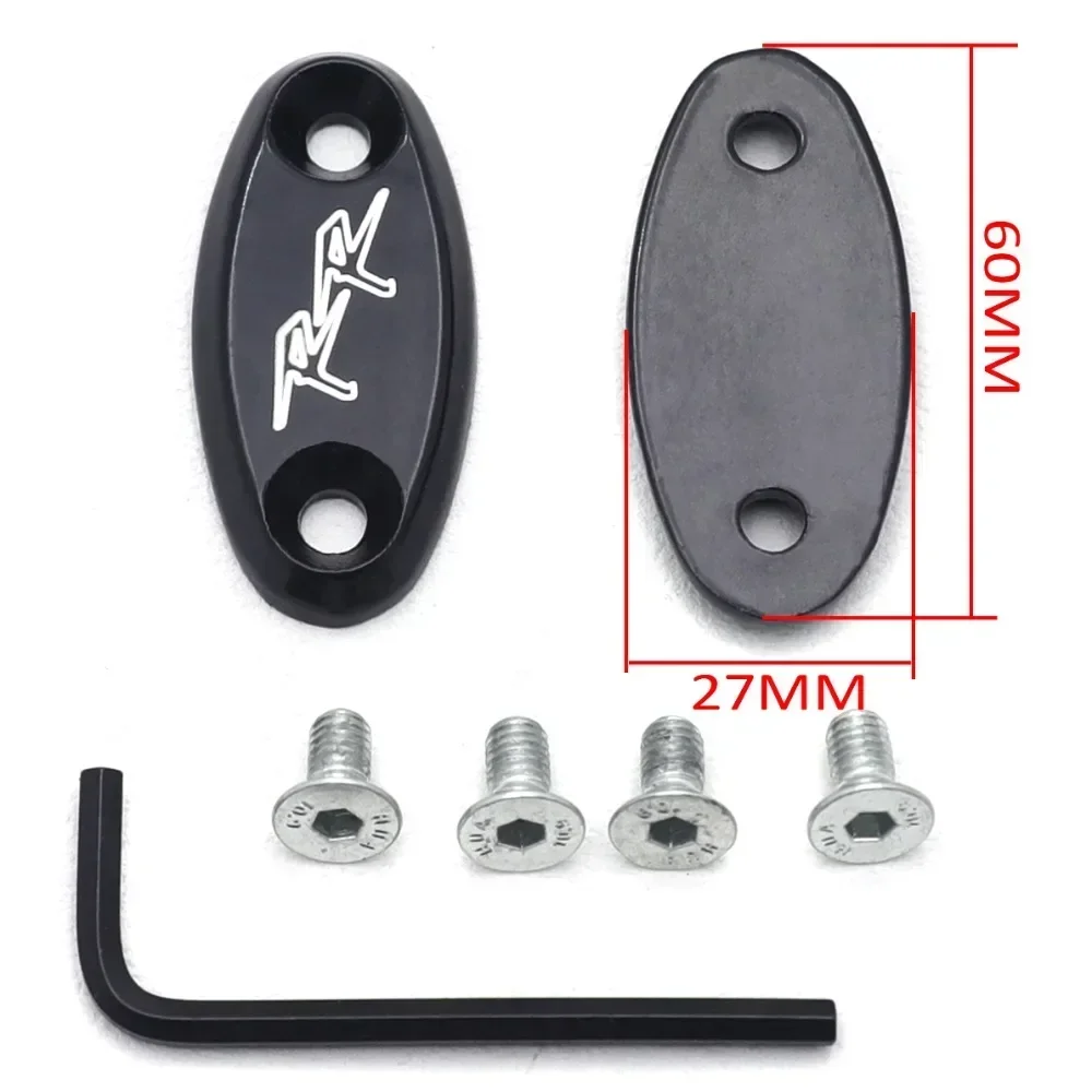 Motorcycle Mirror Block Off Base Plates for Honda 1999-2006 CBR 600 F4 F4I, 2003-2011 CBR 600 RR,2004-2007 CBR 1000RR
