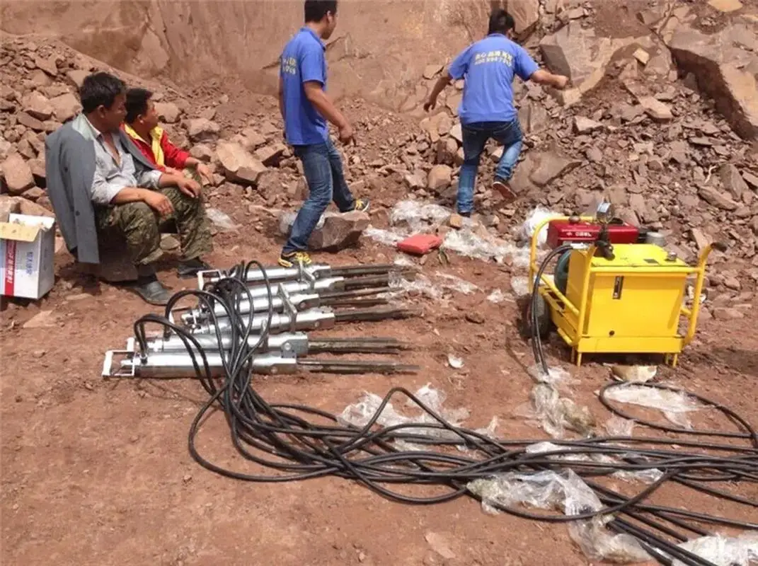 YG-Machine à Fendre la Pierre Diesel, Mathiateur Hydraulique pour Casser le Béton