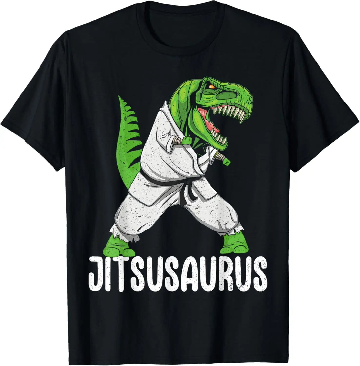 Jitsusaurus Funny Jiu-Jitsu Brazillian Ju Jitsu Bjj Boys Kid T-Shirt