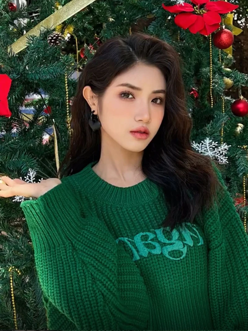 Cisas een suéter mujer ort Sle serie suave sensación de calidez redondo Ne Long Sve Color puro viaje Sle