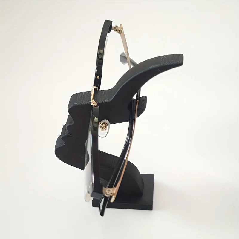 حامل نظارات الوجه البشري، منظم نظارات آمن مع قاعدة ثابتة، ملحق مكتب، ديكور معاصر، قاعدة قوية