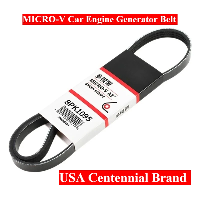 8PK1065 8PK1070 8PK1074 8PK1075 8PK1077 8PK1080 8PK1085 8PK1092 8PK1095 8PK1098 8PK1105 USA MICRO-V Car Engine Generator Belt
