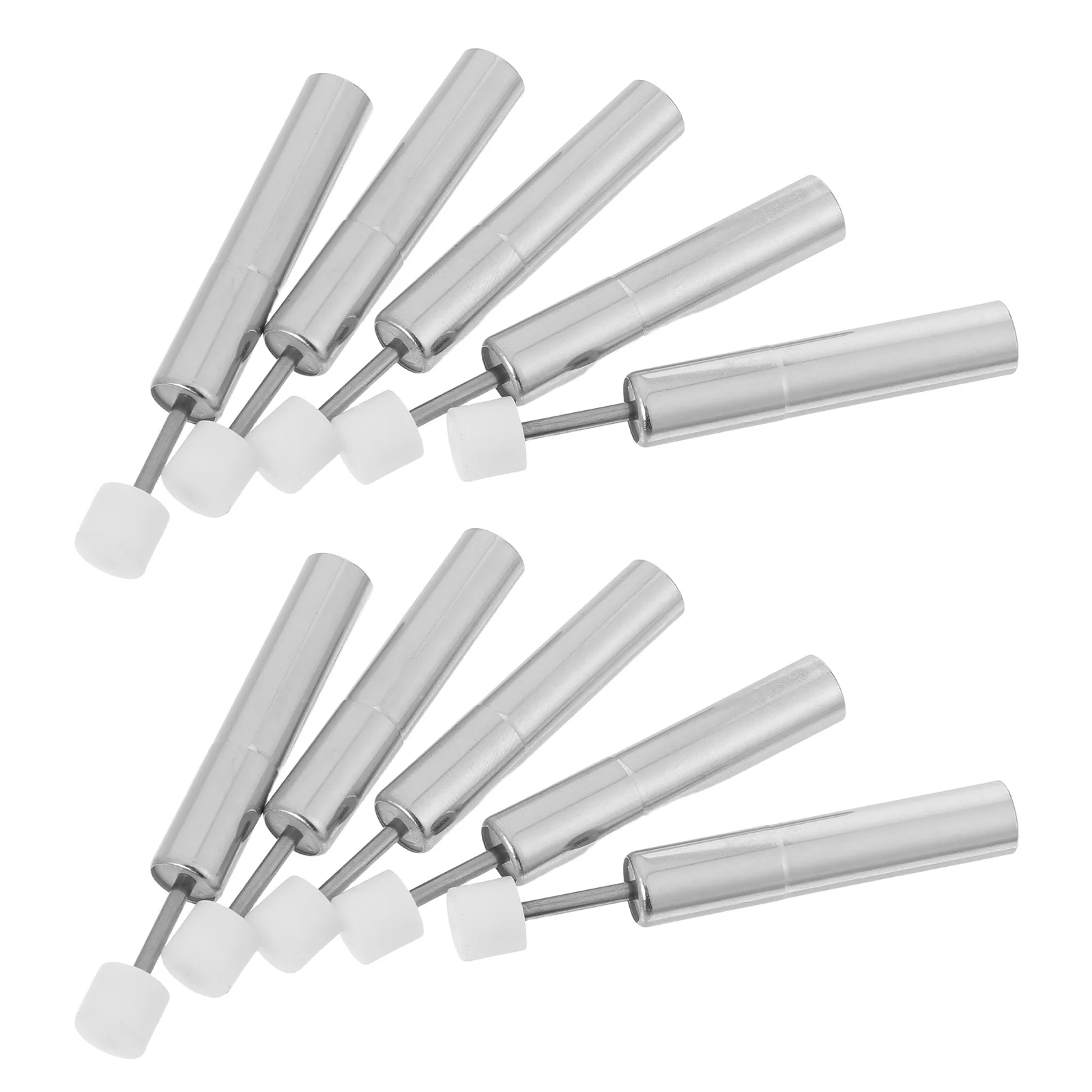 

10pcs Trash Can Damper Hydraulic Soft-Close Piston Silent Lid Closure Stainless Steel Mechanism Kitchen Office Safety