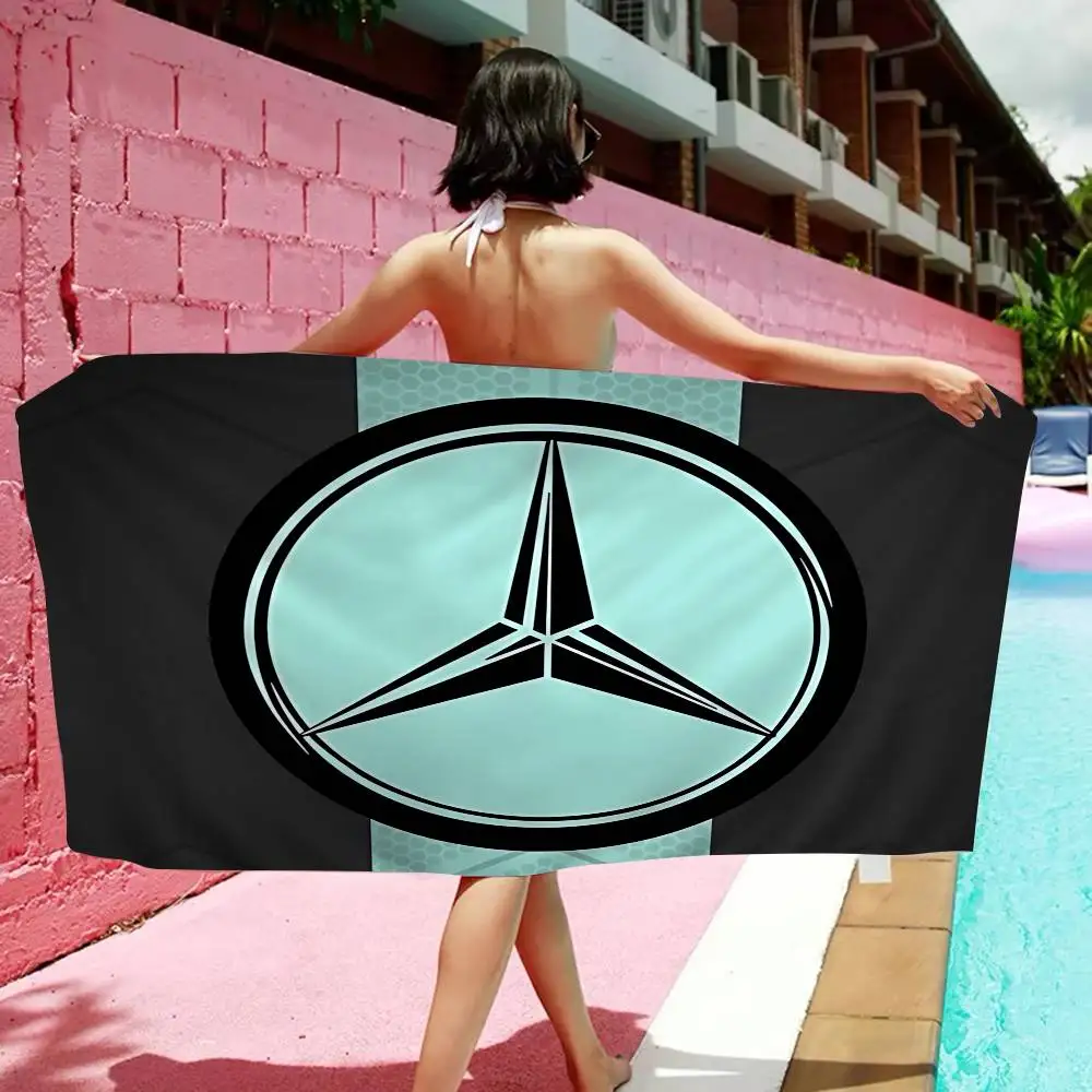 Mercedes-Benz Große Mikrofaser-Strandtücher Schnelltrocknende Strandtücher Sandresistente Strandtücher Pooltücher für Reisen Schwimmen Yoga