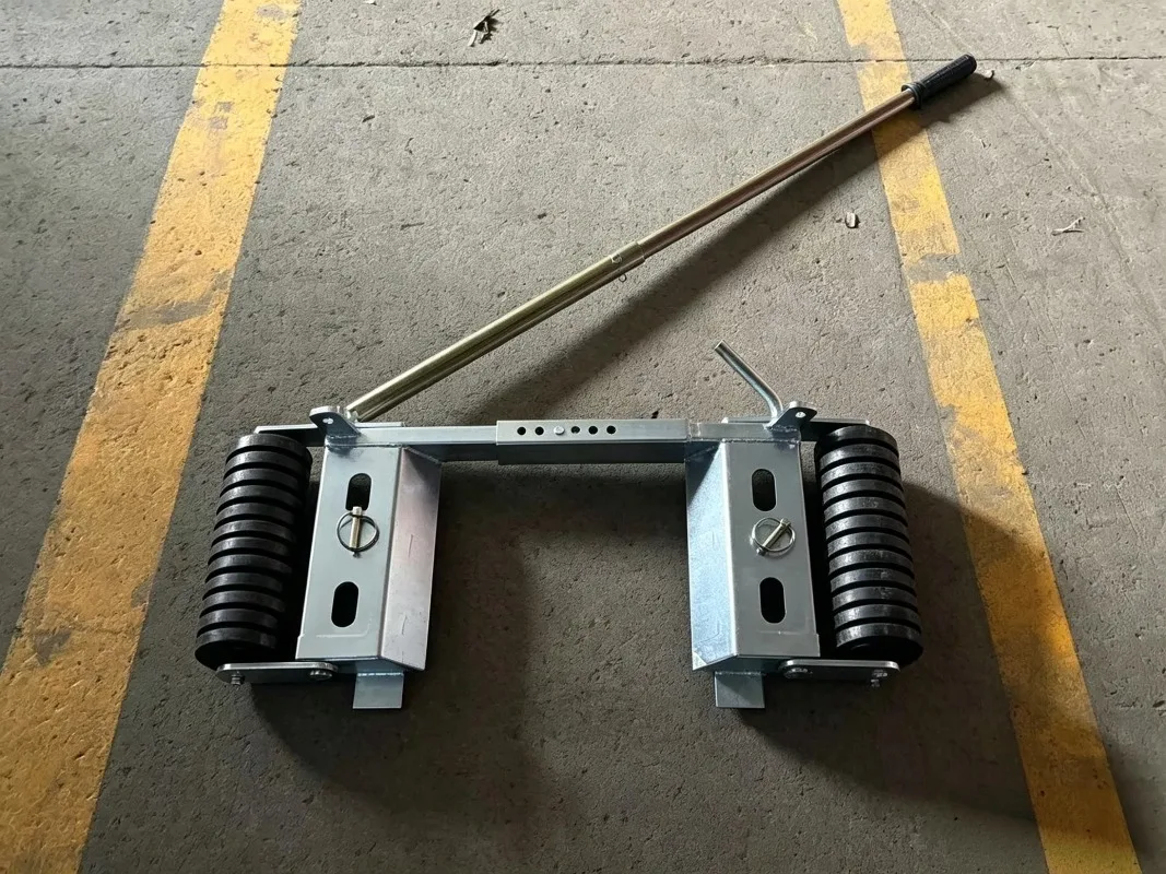 Trailer Parts & AccessoriesTow Truck Caster Wheel Fixed Double Row Wheel Dolly Car Rear Wheel Wrecker Moving Dolly