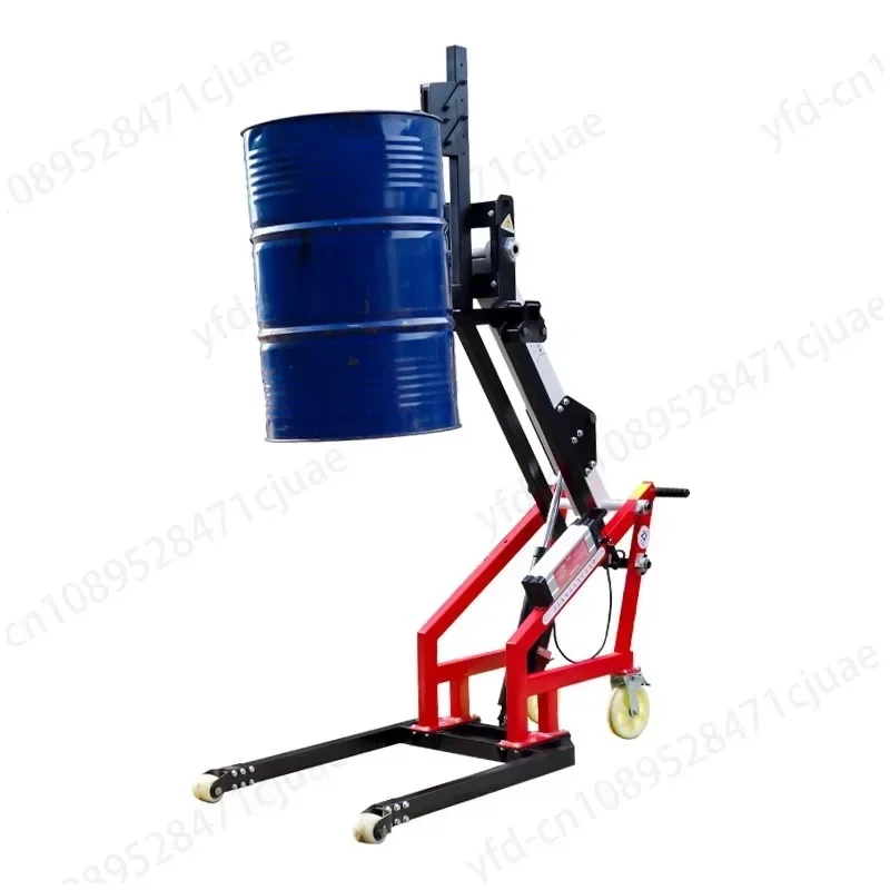 

Bite Eagle Beak Round Barrel Plastic Barrel Crank Arm Loader Electric Hydraulic Forklift Portable Oil Drum Loader