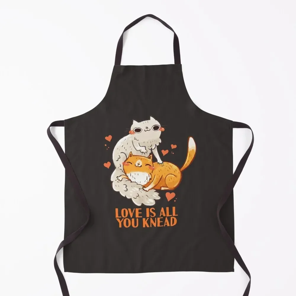 Cute Cats - Love is all you knead Apron Dress professional hairdressing Apron