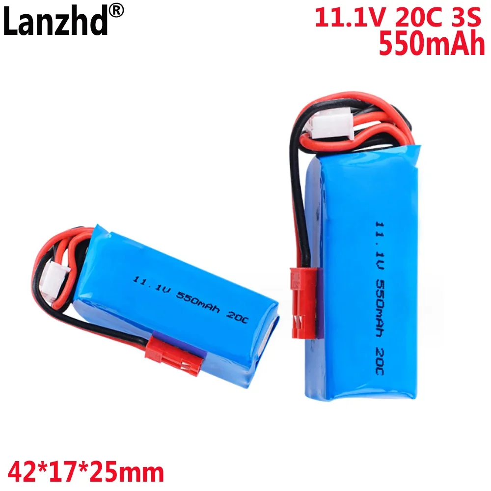 

11.1V 550MAH 20C 3S1P vehicle and ship model lithium battery For Yuxiang F150 Helicopter Magic board small SU27 battery