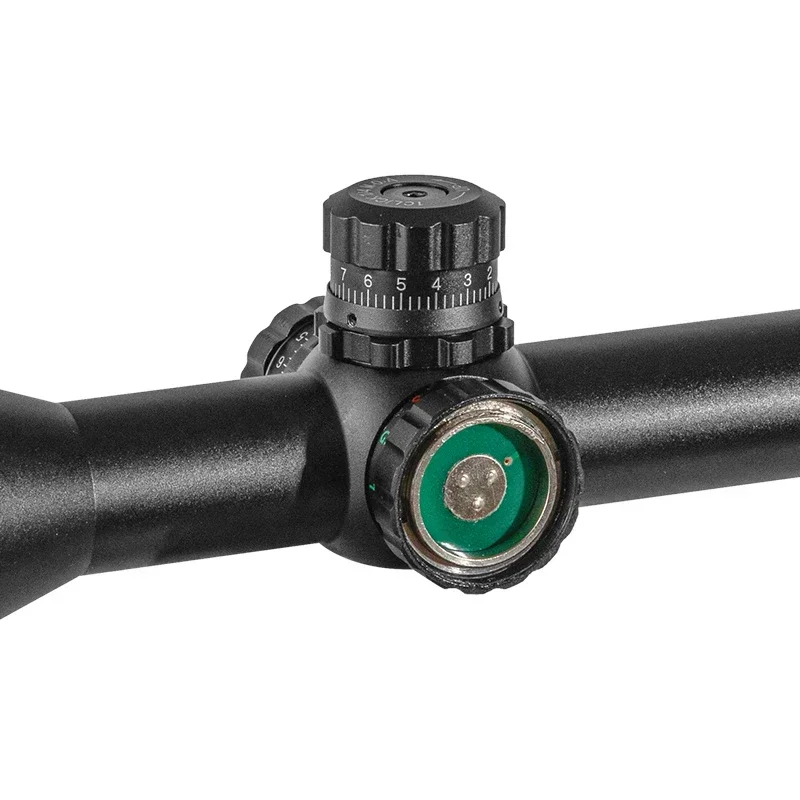High-quality FIRE WOLF 3-9X50 green, blue, and red dot illuminated crosshair outdoor optical telescope view 6