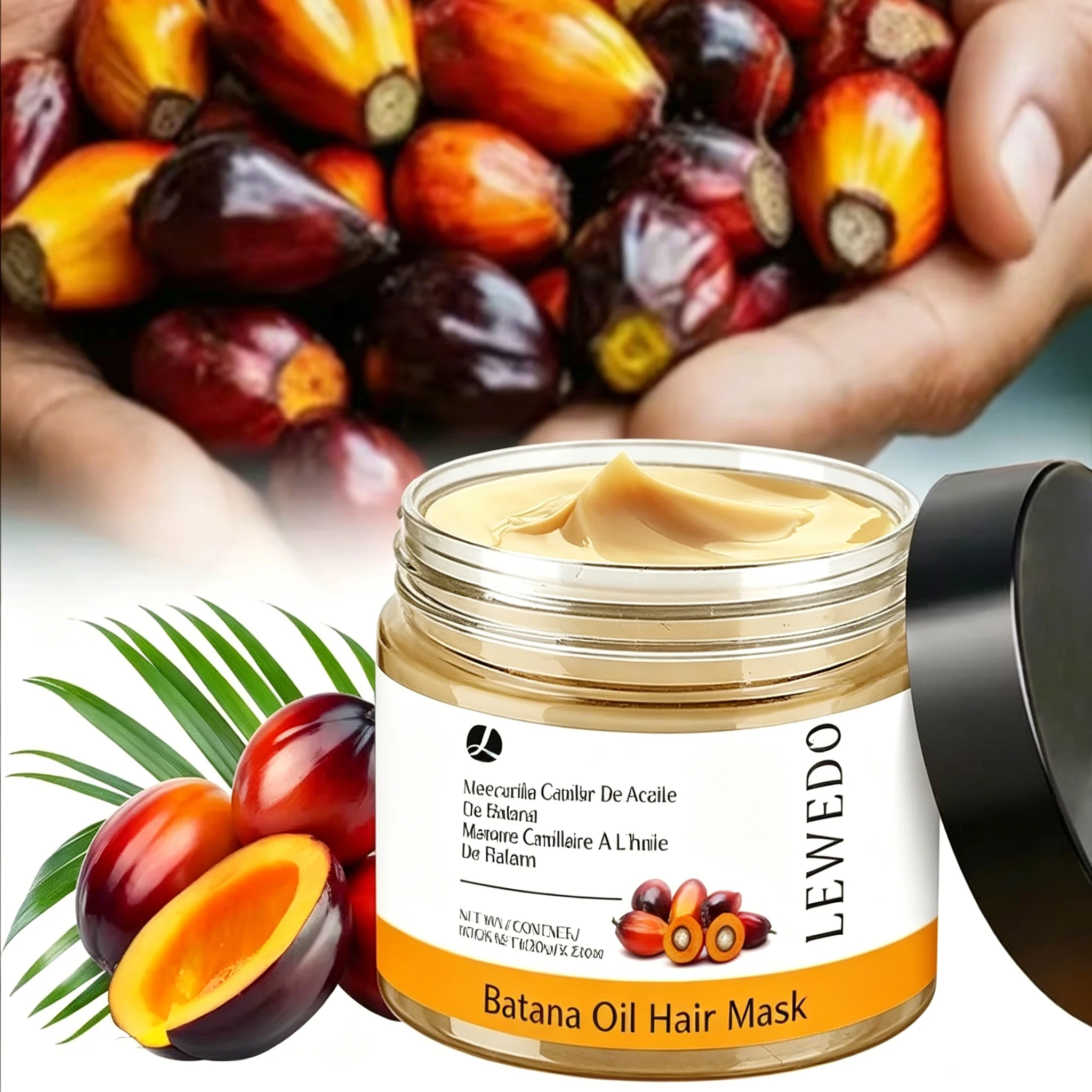 120g Batana Haarmaske für schnelles Haarwachstum, Kopfhautpflege-Conditioner, Batana-Öl gegen Haarausfall, Verdichtendes Haarserum, nährt die Haarwurzeln