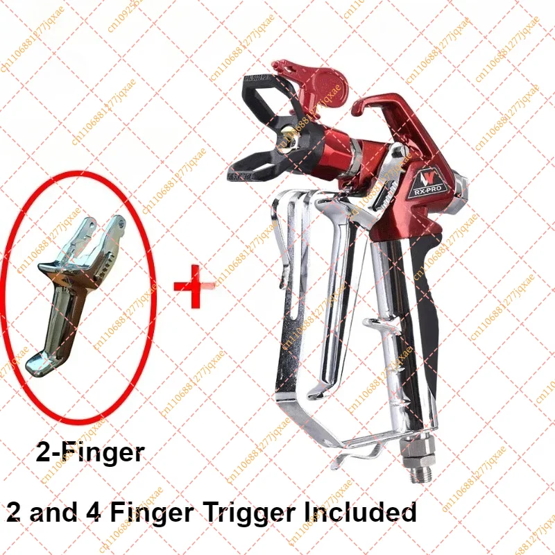 Wetool RX-Pro Red Series High Pressure Airless Paint Spray Gun 538020 with 517 Tip and Guard  0538020