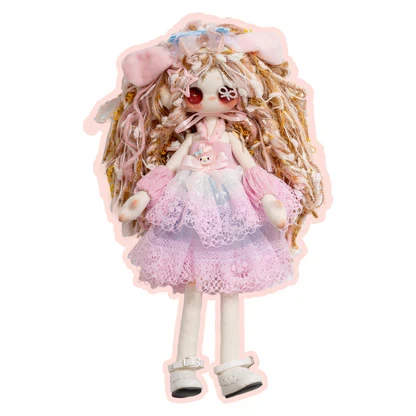 

Button Doll Coraline Plush Melody Creative Handmade Gift 30cm With Clothes No Shoes