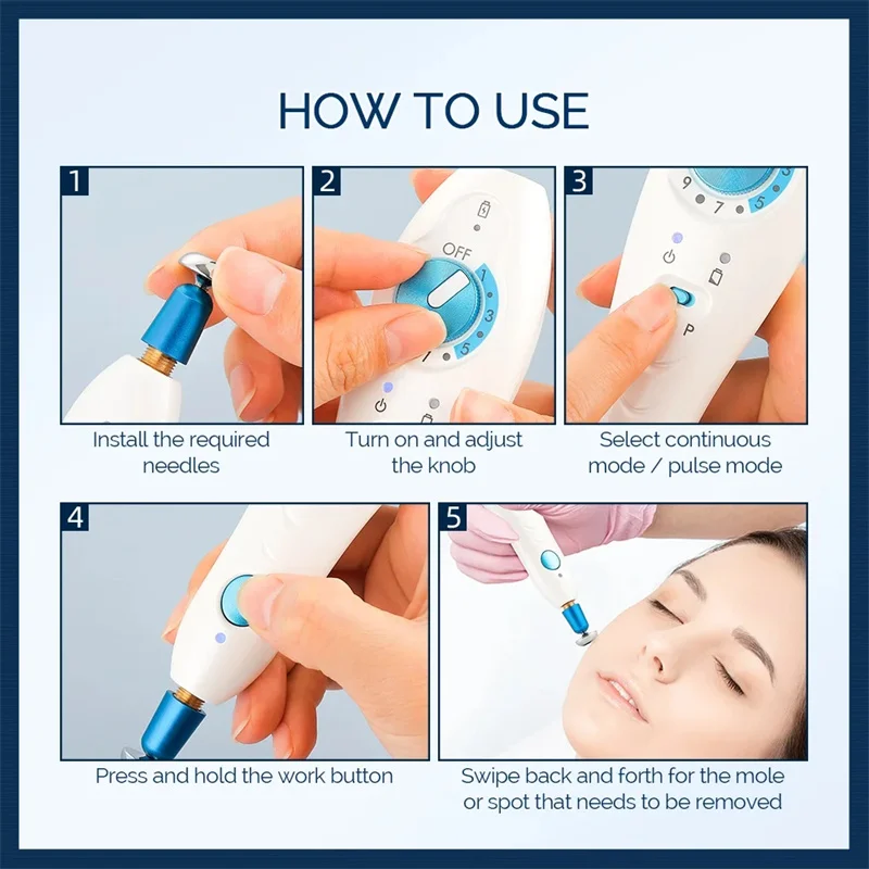 Lápiz de Plasma Fibroblast Portátil para Lifting de Párpados, Eliminación de Arrugas, Reafirmación de la Piel, Eliminación de Pecas y Manchas Oscuras, Máquina de Belleza con Tecnología Maglev