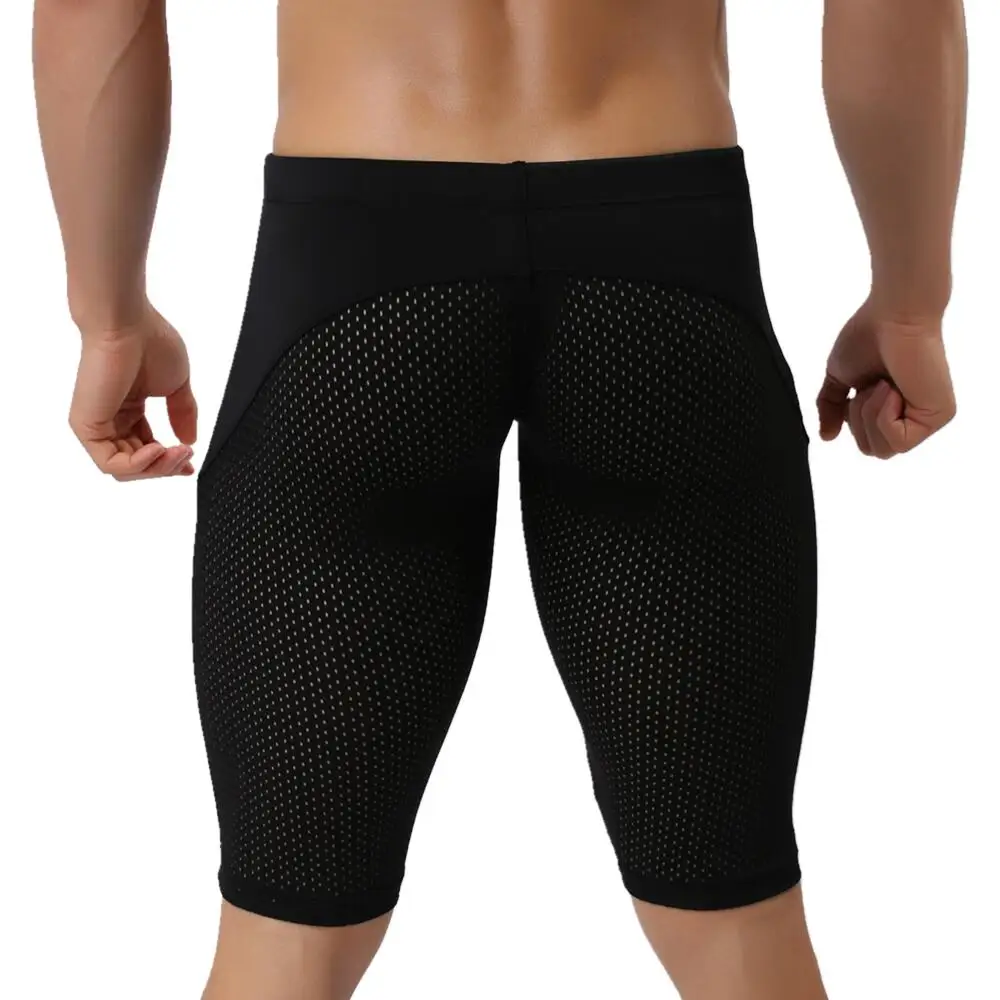 Men's Compression Shorts Gym Workout Tight Fitness Running Bodybuilding Sportswear Slim Fit Athletic Training Shorts Quick Dry