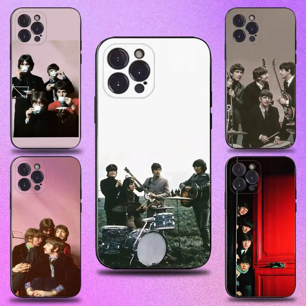 

The Band B-BeatlesS Let It Be Phone Case For iPhone 16,15,14,13,12,11 Plus,Pro Max,XS,X,XR,SE,Mini,8,7,Soft Silicone Black Cover