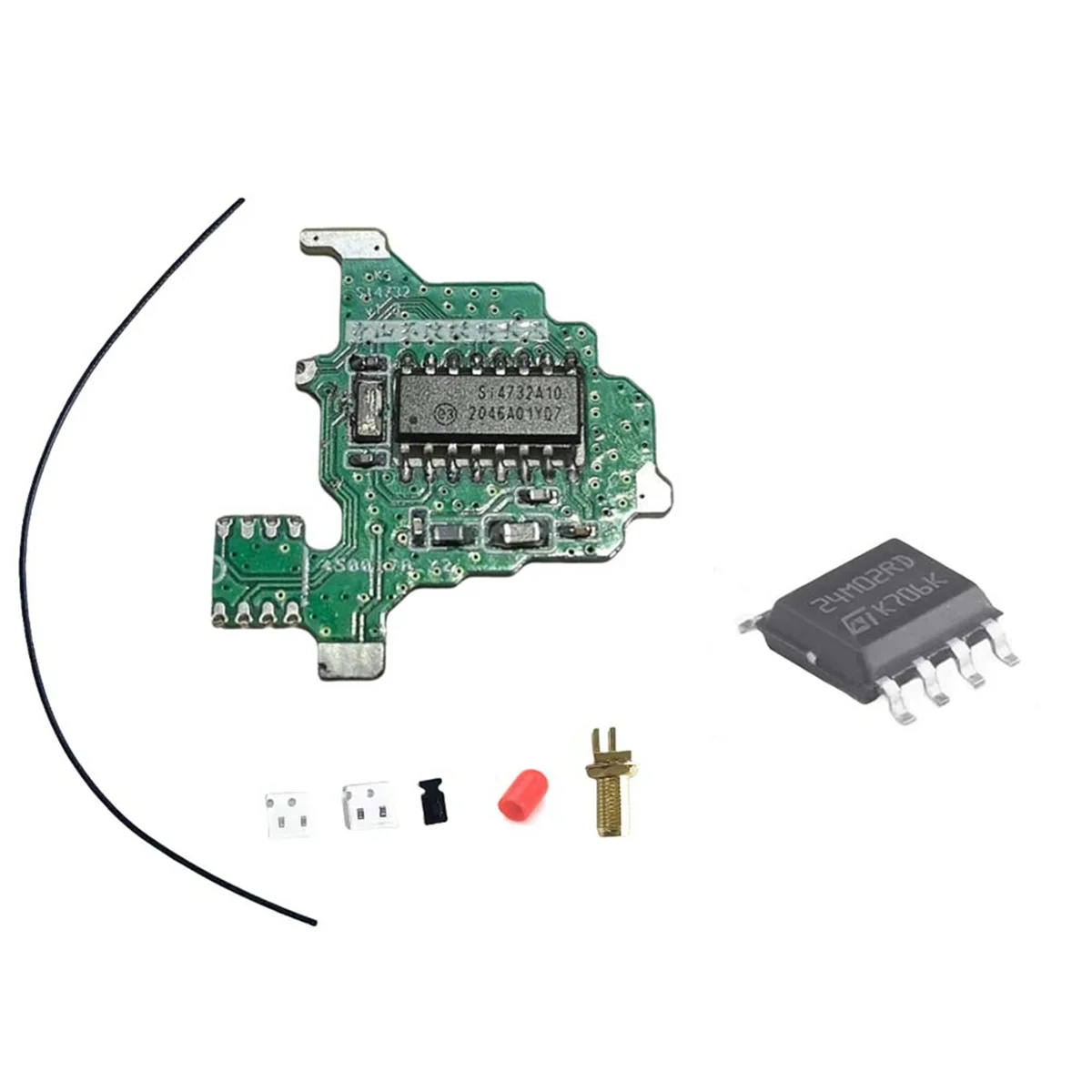 SI4732 Radio Modification Module+2M Expansion Chip for UVK5/UVK6 ShortWave FM Function Dual Antenna Solution