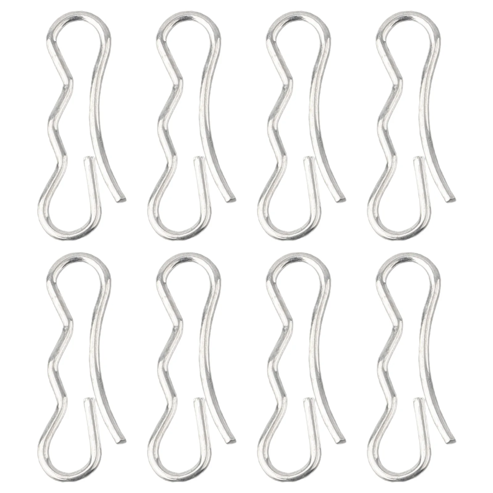 Pacote de contrapinos de gravata borboleta para pacote de peças substituições de contrapinos de gravata prata várias aplicações aplicações máquinas