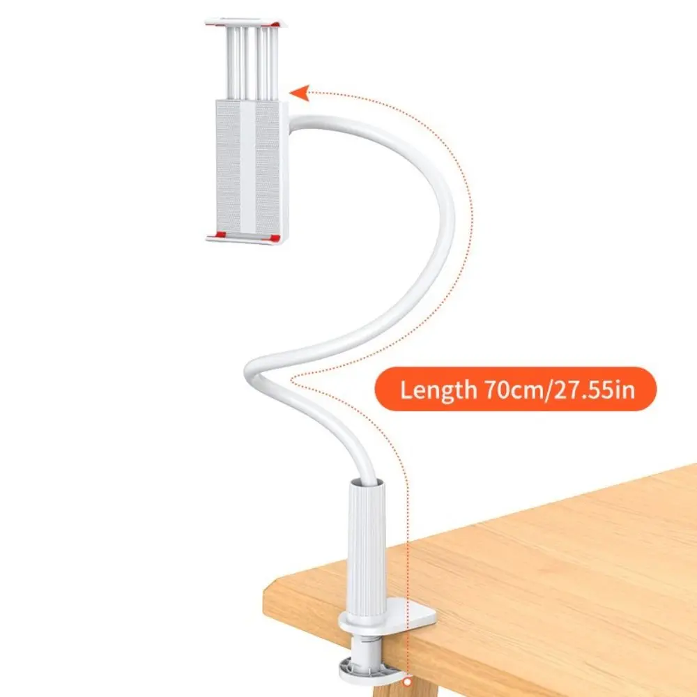 Flexible Clip Mobile Phone Stand Adjustable Angle 360° Rotation Phone Stands 70cm Length Portable Design Universal Bracket