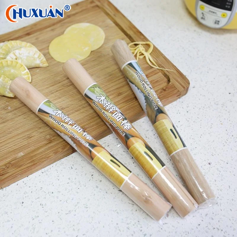 Q Wooden Rolling Pin Smoothing Texture Sturdy Wood Small Rolling Pin Solid Construction Baking Rolling Pin Pizza Dough