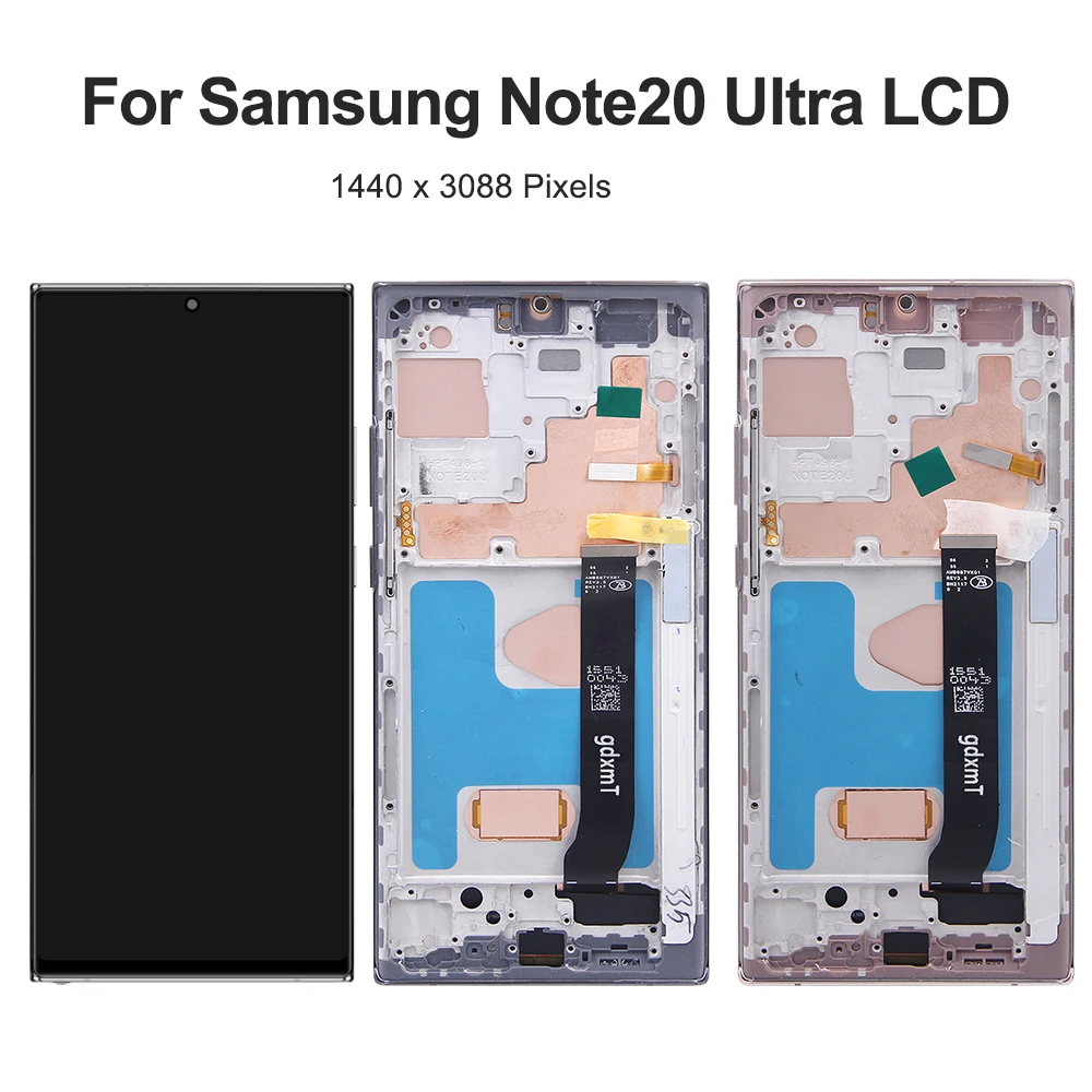 TFT For Samsung Note20 Ultra Screen 4G LCD Touch Screen Replacement +Frame For Samsung Galaxy Note 20 Ultra 5G N986B LCD Display