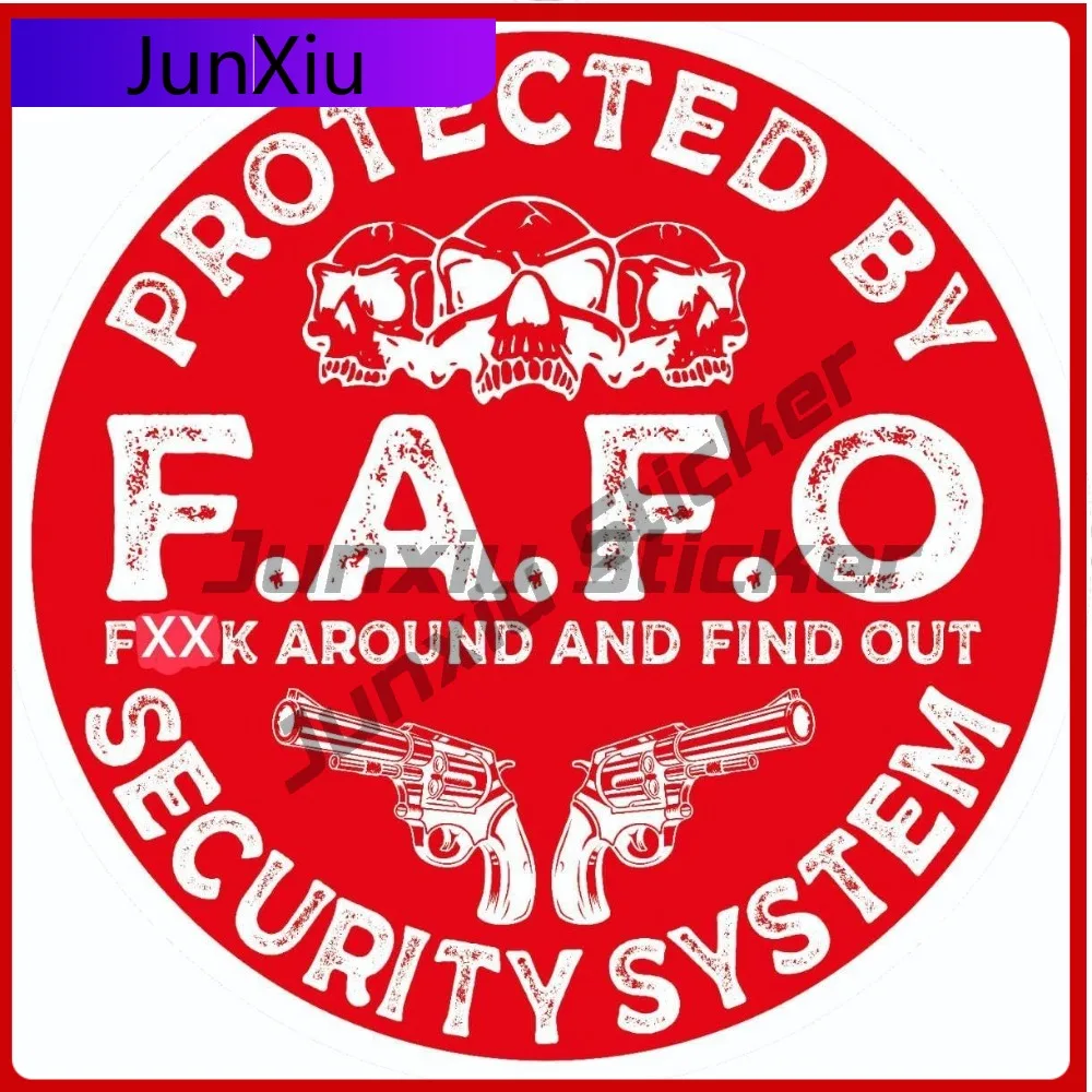 

Sticky Dude Fafo Sticker Fck Cute Laptop Waterproof Vinyl Decal For Car Bumpers Protection Creative Protection Decor Unique