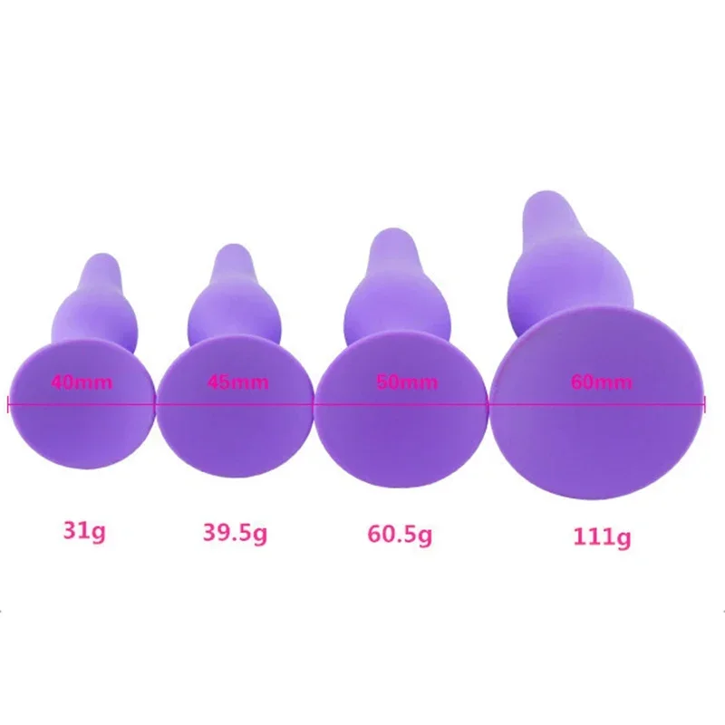 Plug anal en silicone pour hommes et femmes, jouets sexuels, dilatateur anal gay, produits sexuels, S, M, L, XL, anus, UNIS issement de l\'anus,