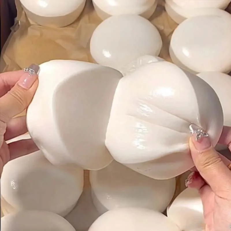 Juguete Sensorial Antiestrés de Yogur y Pan Simulados, Suave, de Rebote Lento, para Adultos, Regalos Relajantes