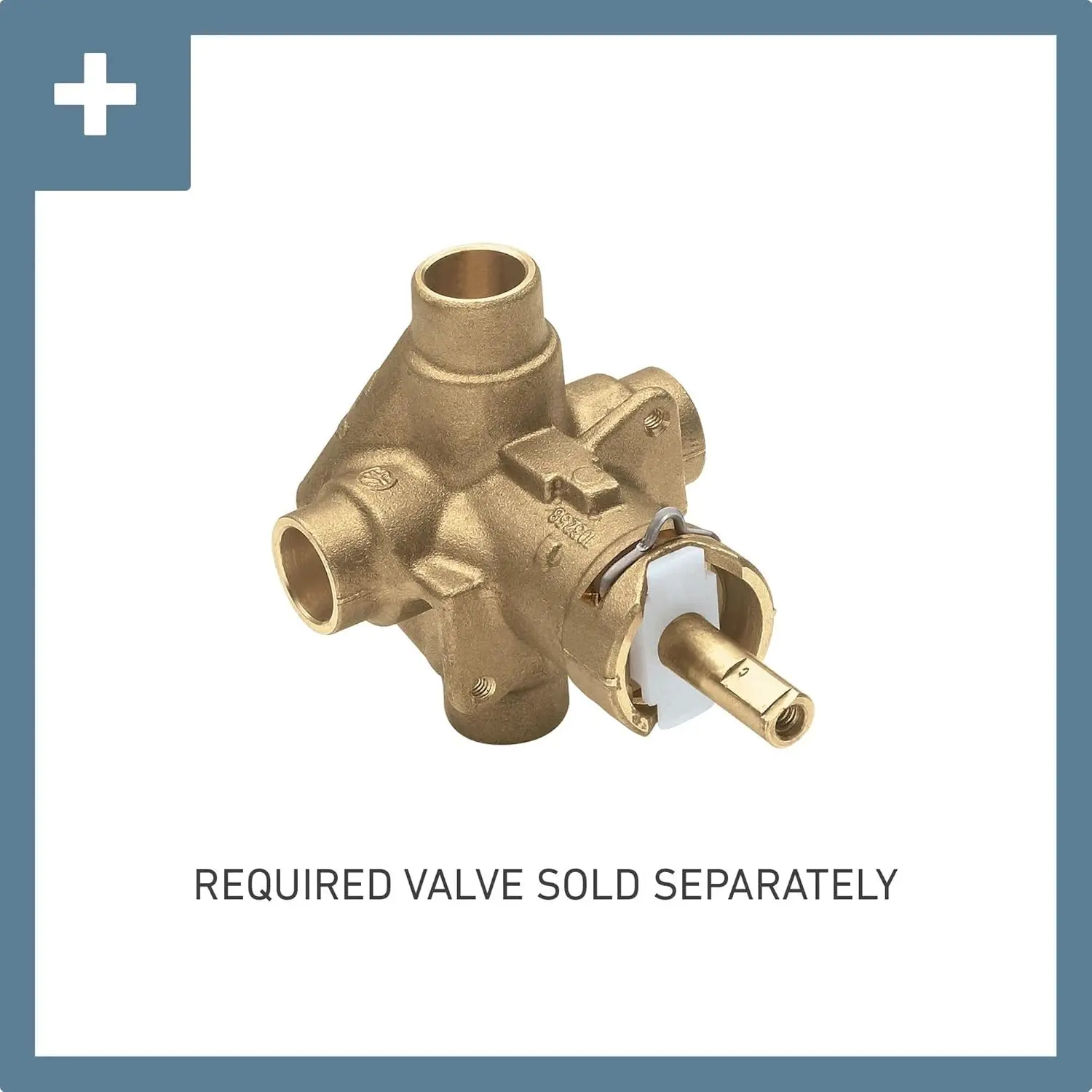 Voss Brushed Gold Posi-Temp Pressure Balancing Tub and Shower Trim Kit Valve Required Superior Quality Household