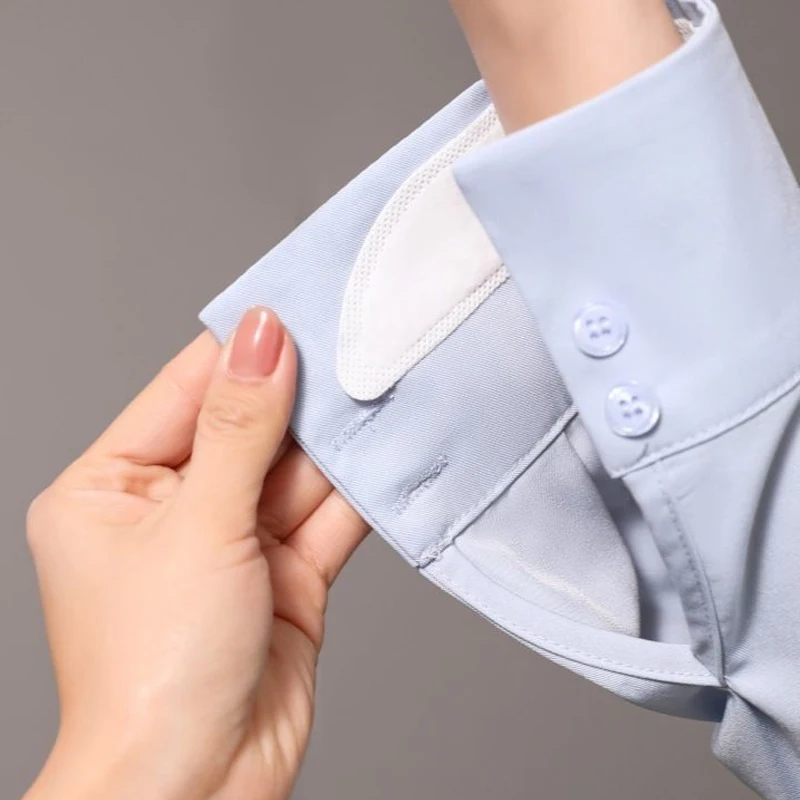 Disposable Anti-Dirty Collar Stickers 10/100pcs Women Men Self-Adhesive Invisible Hat White Shirt Sweatproof Neck Liners Pads