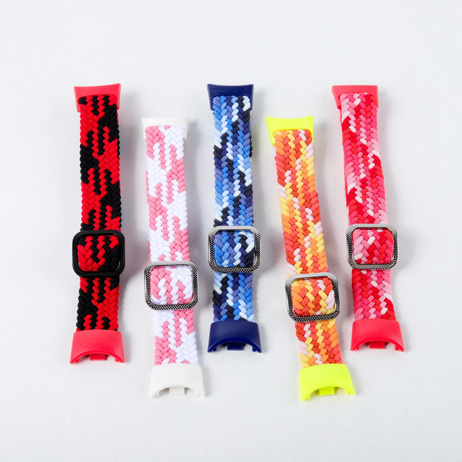 Braided Straps for Mi Band 11/10/9 Bracelet Elastic Adjustable Nylon Miband 4 5 Correas Wristband for Xiaomi Mi Band 4 3 5 6 7 8