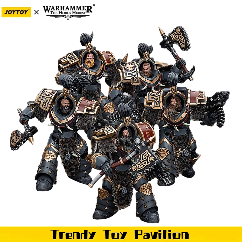 

【JOYTOY】Warhammer 40K Space Wolves Varagyr Wolf Guard Squad 5 шт. 1/18 экшн-фигурка модель игрушки