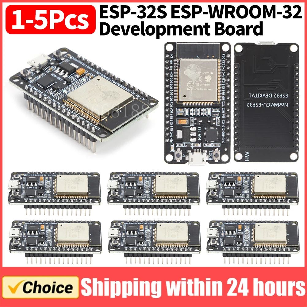 Development Board Wireless WiFi Bluetooth-compatible Module Ultra-Low Power Consumption Dual Core ESP-32S ESP-WROOM-32 ESP32