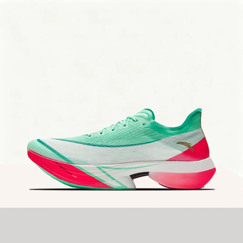 Anta C10 Pro Men's Red/Green Two-Tone Low-Top Runners – Stylish Non-Slip Versatile Sole & Comfortable Everyday Fit 112445574-4
