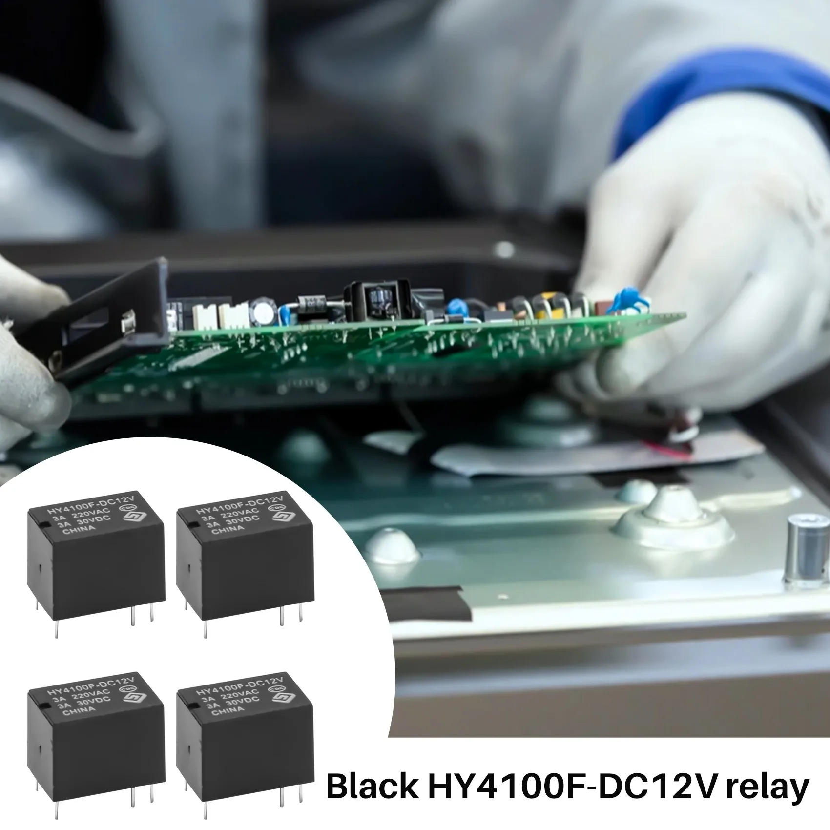 AA80 20 PCS Mini Electronic Relay DC 12V