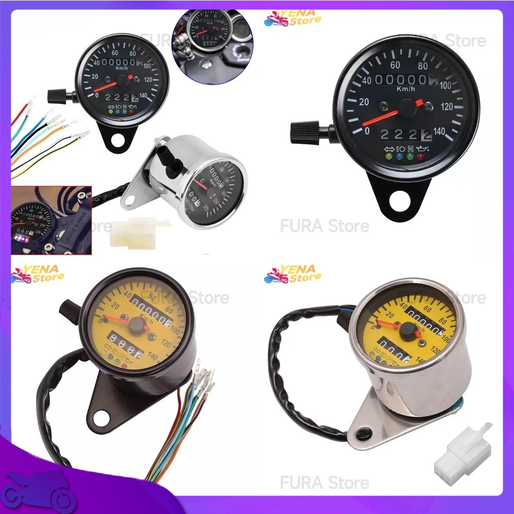 

Подходит для Xingyuan 400, туристический Tianjun CG125, спидометр, двойной счетчик поездов, прибор для мотоцикла, модификация 140 км h