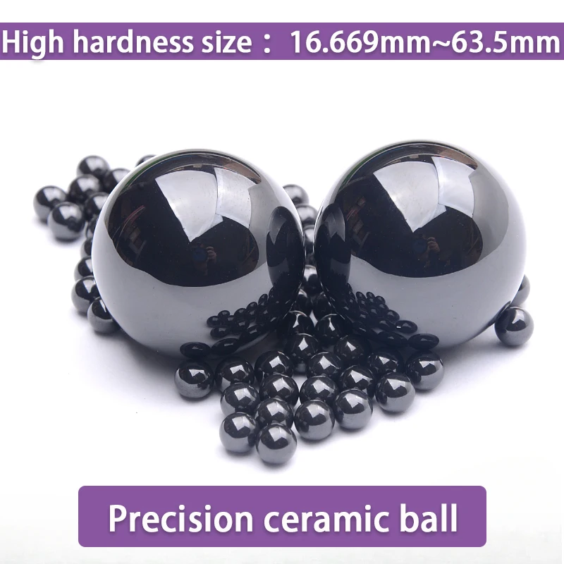 

High Precision Silicon Nitride Ceramic Balls 16.669mm 17.4mm 19 20mm 25 30mm 35 40 45 50 50.8 60.3mm High Hardness Ceramic Beads
