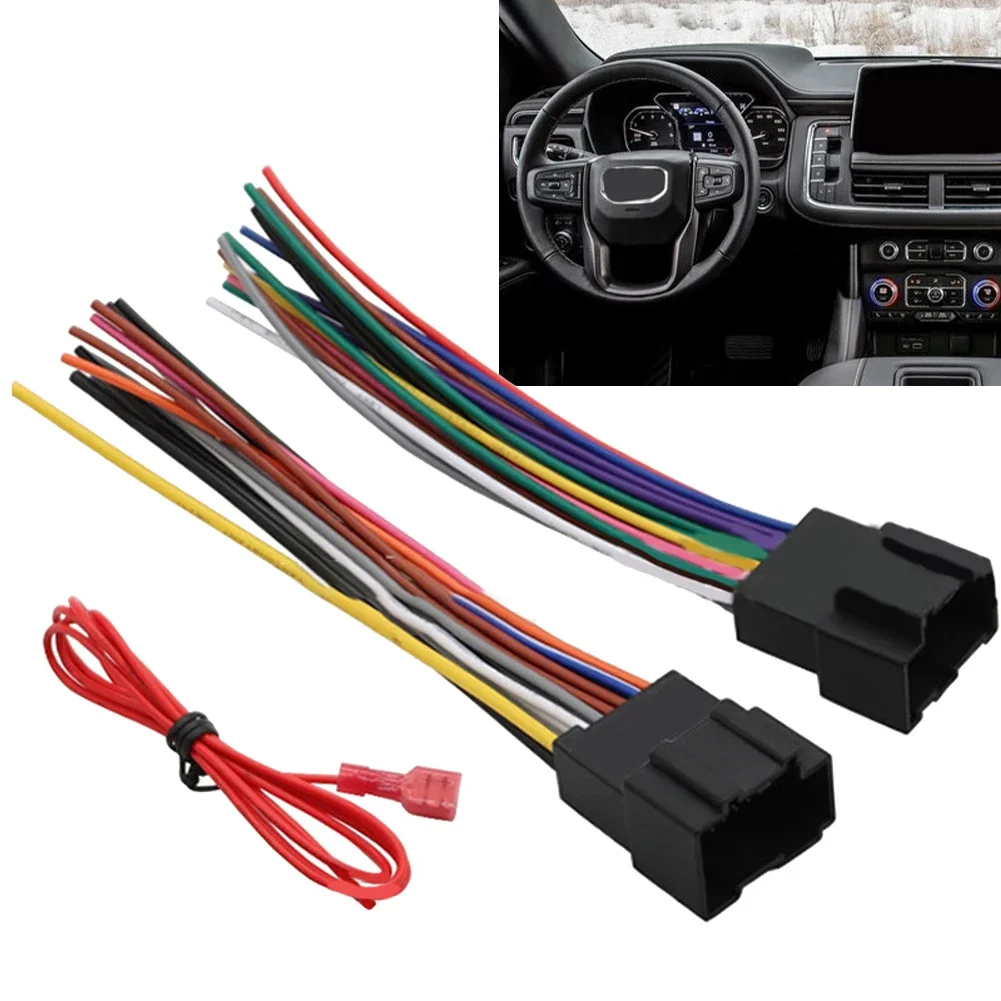 

For Chevy 2007-2013 For Buick For Chevrolet For Transver 2009-2012 Car Stereo Radio Wiring Harness Adapter Connector