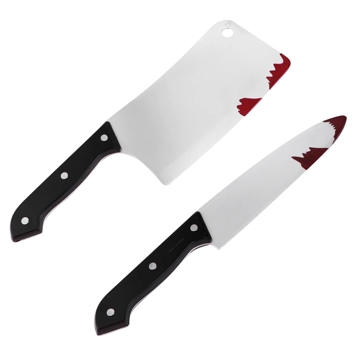 

2 Pcs Plastic Bloody Kitchen Supplies Artificial Halloween Prank Props Toy Toys