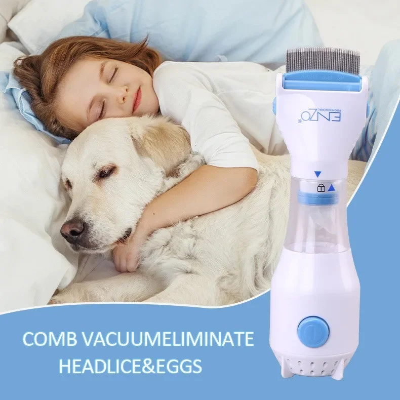 Pet Hair Cleaner Lice Comb Electric Lice Grabber Multifunctional Physical Flea Removal Pet Combs Lice Remover Pet Supplies