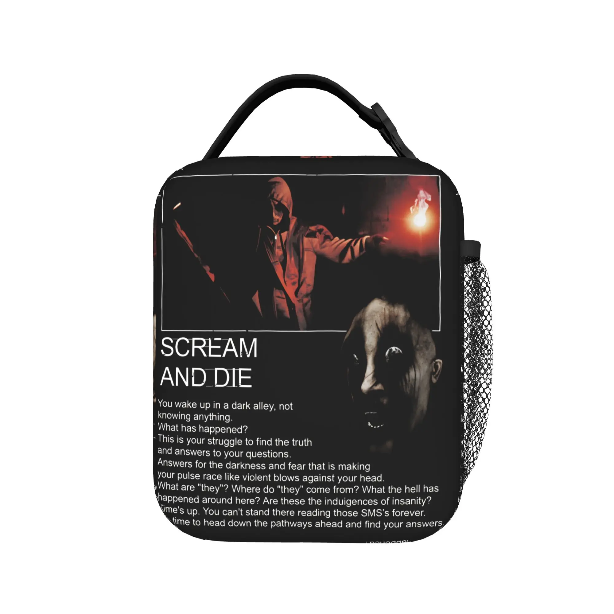 

Сумка для обеда Cry Of Fear, милый ланч-бокс, удобная термосумка для пикника, водонепроницаемая сумка-холодильник с графическим рисунком для мужчин