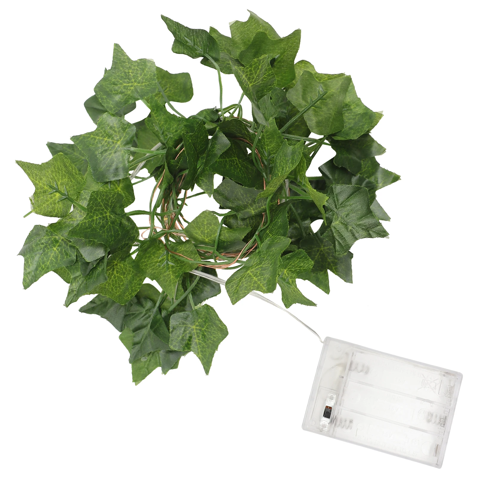 20 LED مقلد الزاحف ورقة سلسلة ضوء الخضرة جارلاند أضواء ملونة دافئة لحفل زفاف غرفة ديكور الزاحف مع أضواء