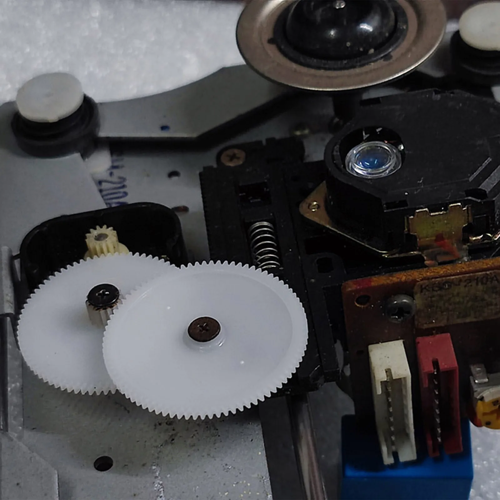 Engranaje de cabeza láser KSS-210A reproductor de CD unidad óptica de seguimiento engranaje paso a paso para TEAC CD-Z500/CDX-640/CD-a317EX