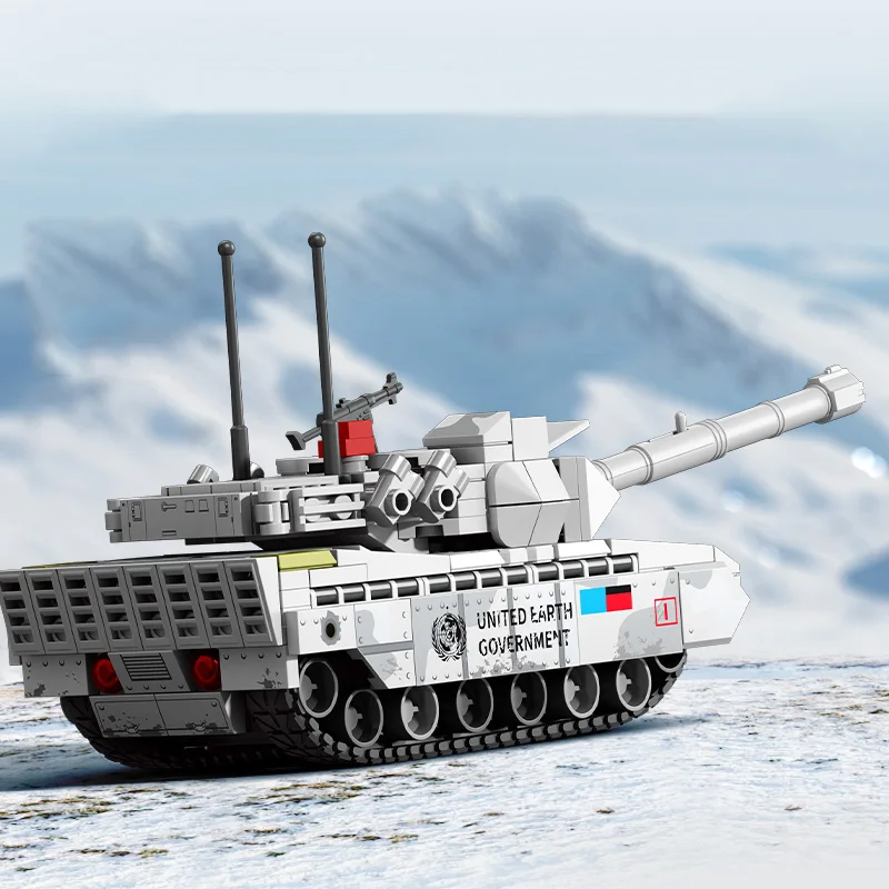 SEMBO BLOCK Serie di carri armati militari Blocchi di costruzione Kit MOC Modelli di veicoli militari Set di costruzioni per auto Giocattoli per ragazzi Regali per bambini