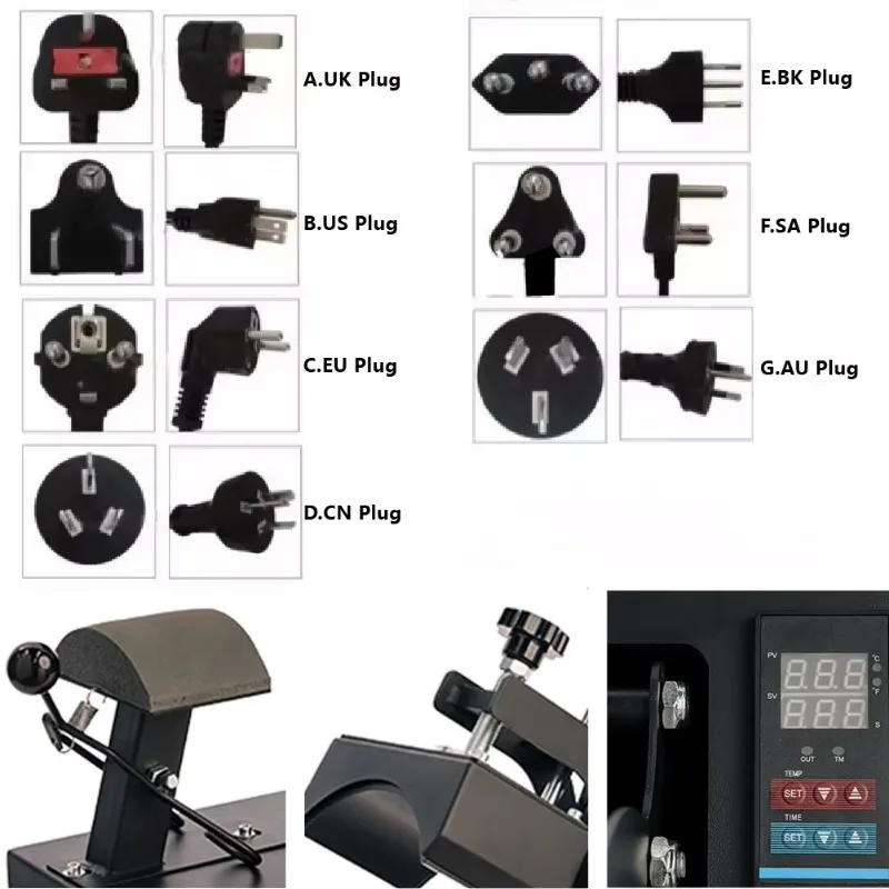 Golf cap heat press, hat heat transfer printer