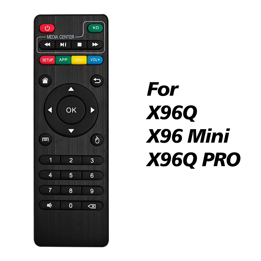 Uniwersalny zamiennik pilota do X96 X96mini X96W Android TV Box Kontroler IR do dekodera X96Q z funkcją KD