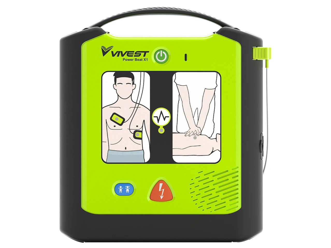 External defibrillator defibrillator training machine training machine teaching electromechanical electrode battery