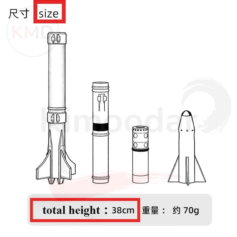 نموذج AIM-9X Sidewinder Air To Air المطبوع ثلاثي الأبعاد، زخرفة سطح المكتب المجمعة من قبل المشجعين العسكريين الأمريكيين